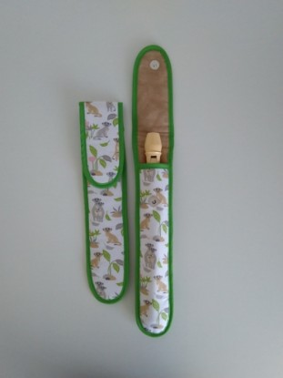 Bild von Blockflötenetui  Erdmännchen