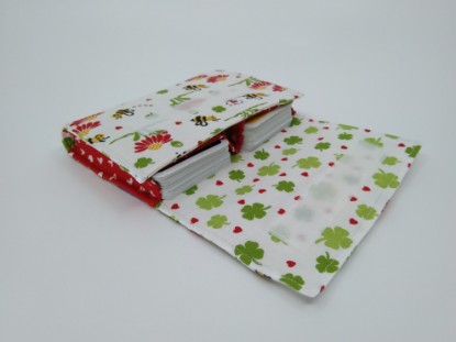 Bild von Spielkartenetui Bienen mit Klee