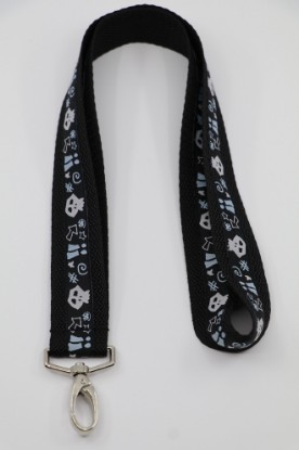 Bild von Schlüsselbändel Skater Monster