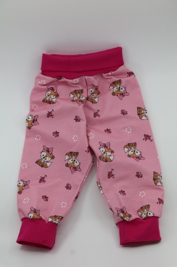 Bild von Pumphose Gr. 86 Sweat Füchse auf rosa
