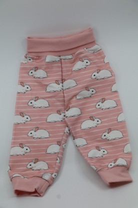 Bild von Pumphose Gr. 74 Sweat Hase auf rosa