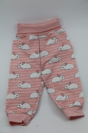 Bild von Pumphose Gr. 74 Sweat Hase auf rosa