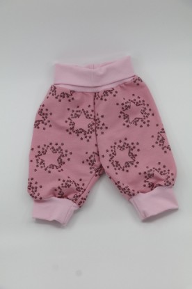 Bild von Pumphose Gr. 56 Sweat Sterne rosa