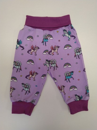 Bild von Pumphose Gr. 56 Jersey Pegasus auf lila