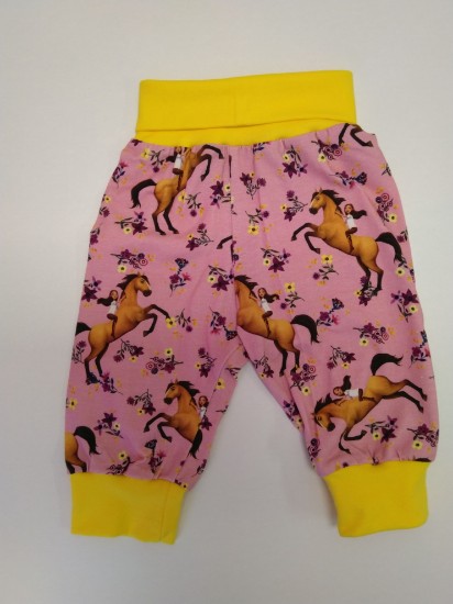 Bild von Pumphose Gr. 62 Jersey  Pferd mit Reiterin 