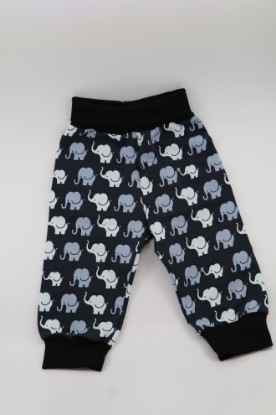 Bild von Pumphose Gr. 92 Sweat Elefantenparade granit