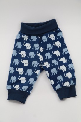 Bild von Pumphose Gr. 74 Sweat Elefantenparade blau 