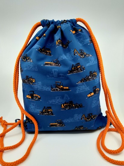 Bild von  Turnsack Softshell Baustelle blau