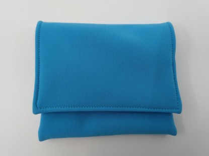 Bild von Täschli für E-Bike Computer hellblau