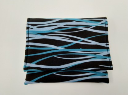 Bild von Täschli für E-Bike Wellen blau